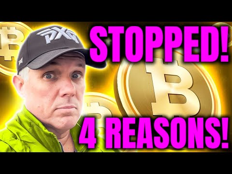 4 REASONS WHY THE BITCOIN RALLY WAS HALTED! BITCOIN NEWS!