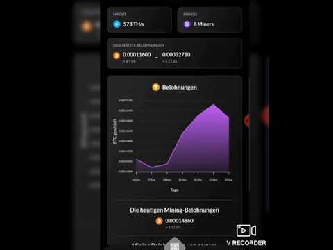 01.04.2025 Bitcoin Mining tägliche Übersicht MinerX Miner x Right Arms daily overview #btc #bitcoin
