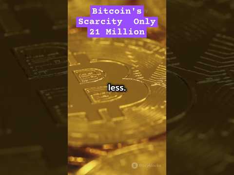 Bitcoin's Scarcity  Only 21 Million #bitcoin #bitcoinnews #bitcoinmining #shortvideo #viralvideo