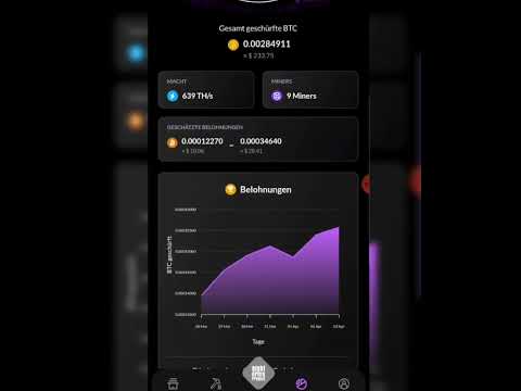 03.04.2025 Bitcoin Mining tägliche Übersicht MinerX Miner x Right Arms daily overview #btc #bitcoin