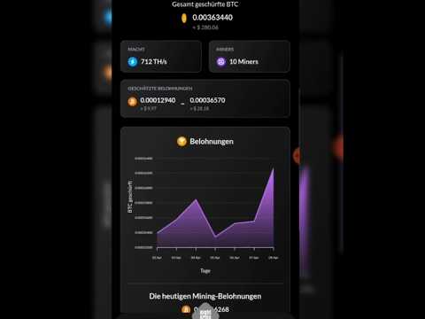 08.04.2025 Bitcoin Mining tägliche Übersicht MinerX Miner x Right Arms daily overview #btc #bitcoin