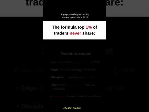 The formula of top 1% traders never share.. #trading #crypto #feedshorts #ytshorts