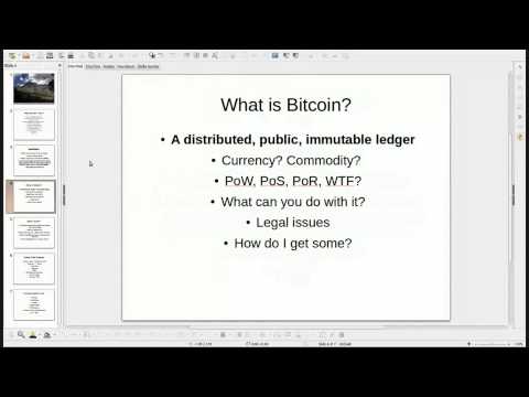 Bitcoin / Block Chain - Why do I care? - Lunch and Learn at The MIS Department