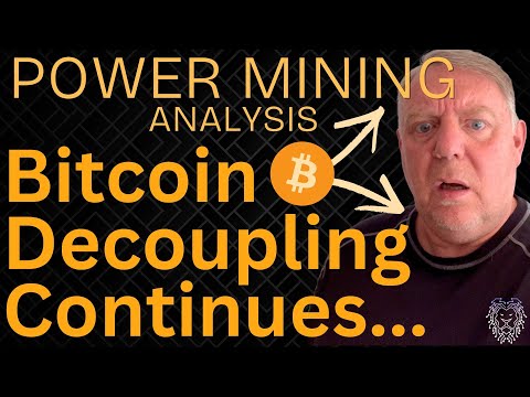 Bitcoin Divergence & Decoupling Continues | Bitcoin Mining Stock News | Bitcoin Price Today | HIVE