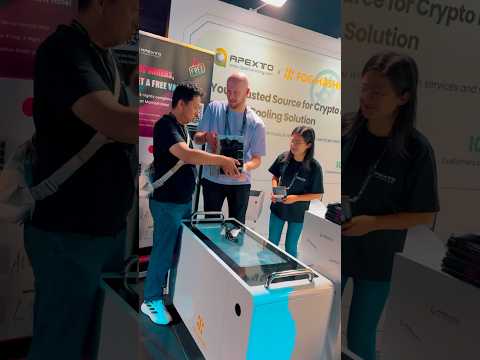 Rückblick von der Blockchain Live #krypto #mining #cryptomining #bitcoin #blockchainlife #shorts  ￼