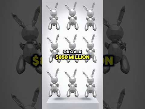 Rabbit sculptures worth $850 million?! #crypto #jeffkoon #bitcoinpizzaday #bitcoin #bitcoinnews
