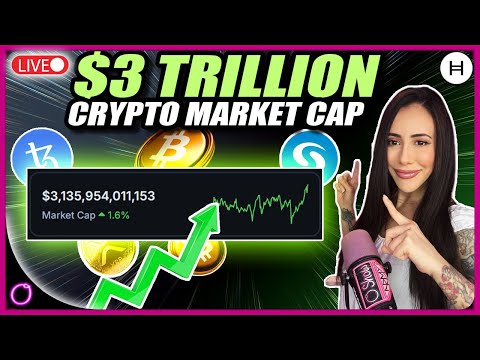 CRYPTO MARKET CAP HITS $3 TRILLION BIG XRP STABLECOIN NEWS
