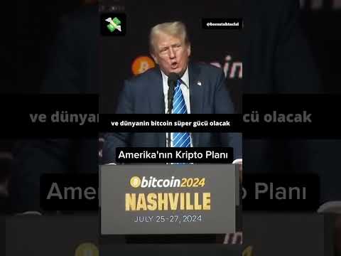 Amerika'nın Kripto Planı #donaldtrump #bitcoin #bitcoinnews #kripto #kriptopara #kriptoparalar