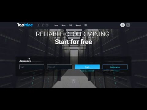 Заработок на TopMine   Облачный майнинг & Майнинг биткоинов Bitcoin mining