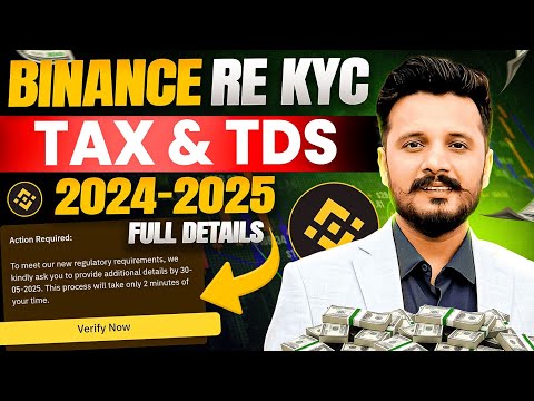 Binance Re kyc || Binance Crypto Tax and Tds