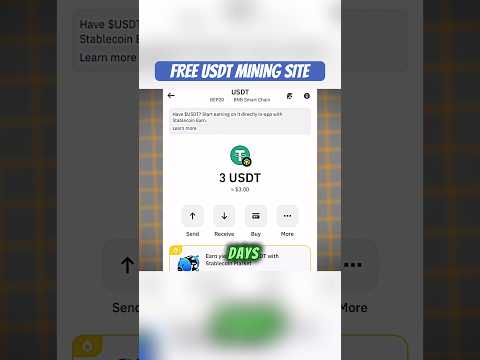 Free Crypto Mining 2025 - Make Money Online #freecrypto #freeusdt #makemoneyonline #crypto
