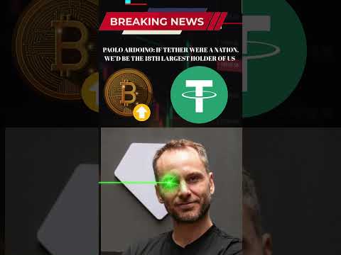 Paolo Ardoino: If Tether were a nation, we’d be the 18th largest holder of US