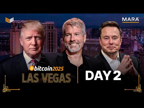 Bitcoin 2025 Conference, Michael Saylor & JD Vance Speech - Day 2 Livestream From Las Vegas