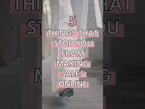 5 Things That Stop You From Making Sales Online #makemoneyonline