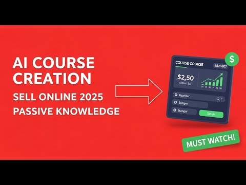 Make Money Online in 2025: AI Tools for Creating and Selling Online Courses