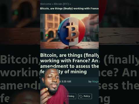 Bitcoin mining update in France