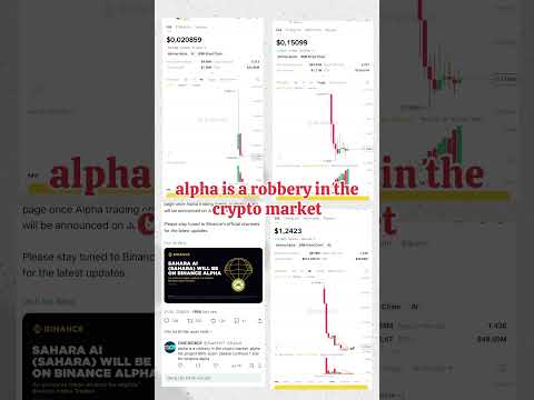 alpha is a robbery in the crypto market #bitcoin #news #crypto #btc