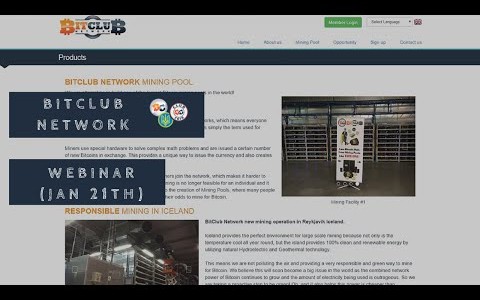 BitClub Network Webinar #1(What is BitClub Network) | Ukrainian Bitcoin Miner BitClub