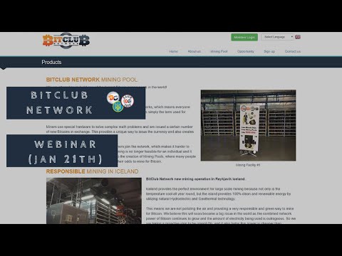 BitClub Network Webinar #1(What is BitClub Network) | Ukrainian Bitcoin Miner BitClub