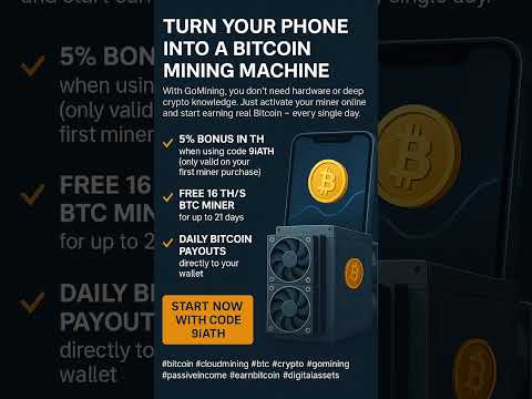 ⚡ Turn Your Phone into a Bitcoin Mining Machine