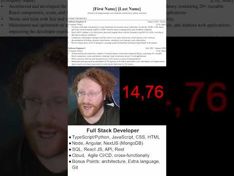 MEET or YEET?  Ep 1  @headlessheadhunter #jobs #softwaredeveloper #resume