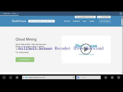 Hashocean Cloud Mining bitcoin