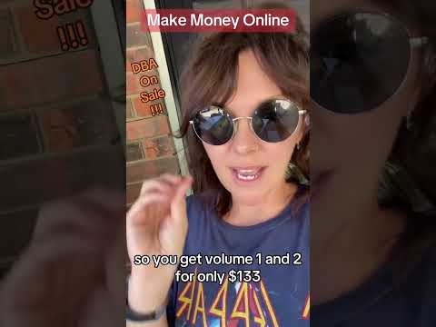 Start a Side Hustle & Make Money Online | Grab DBA on Sale! Vol 1&2 $133
