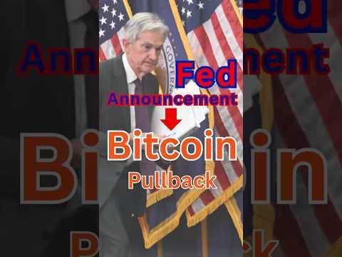 Fed Announcement Leads to Bitcoin Pullback