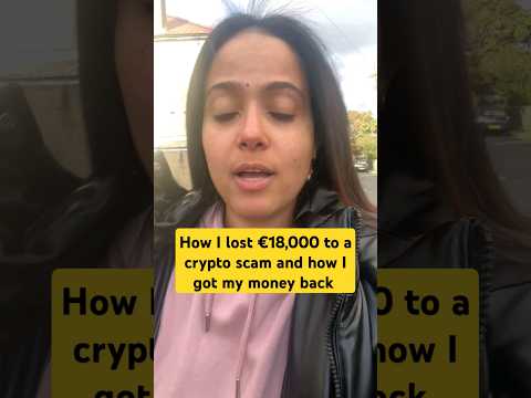 How I lost €18,000 to a crypto scam and how I got my money back #shorts #polariscyber #cryptoscams