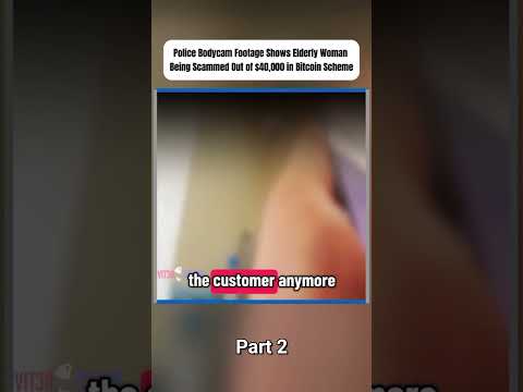 Elderly Woman Being Scammed Out Of $40,000 in Bitcoin! (Part 2)