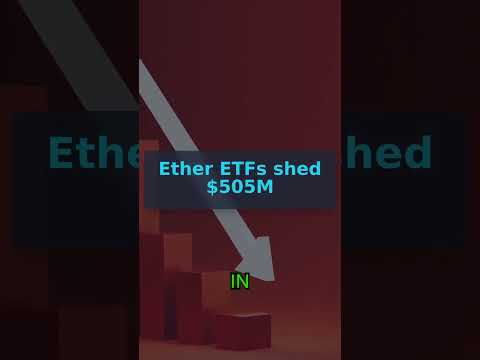 Crypto News - September 8th : #Ether ETFs shed $505M