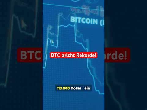 Bitcoin bei 113.000$ | 60SekundenNews#Finanzen #Bitcoin #Krypto #60SekundenNews #News #Shorts