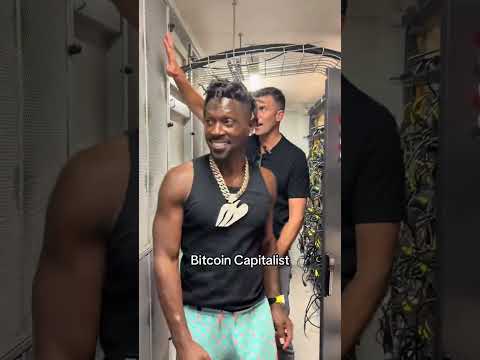 Antonio Brown Bitcoin Mining in Dubai #crypto