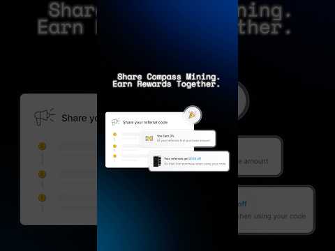 Give $100, Get 3% Back – Easiest #bitcoin Mining Referral Ever!