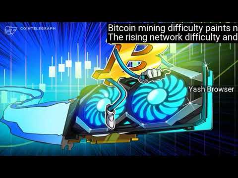 Bitcoin mining difficulty paints new ATH amid centralization fears