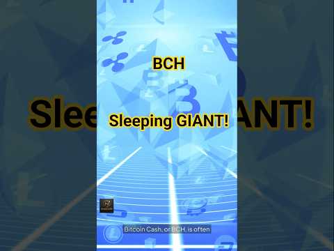 Bitcoin Cash: The Sleeping Giant of Crypto You Can Use Today! #bch #bitcoincash