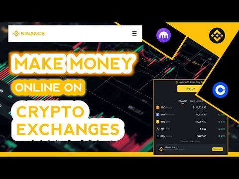 Make Money Online on Crypto Exchanges: Exploring 3 Exchanges