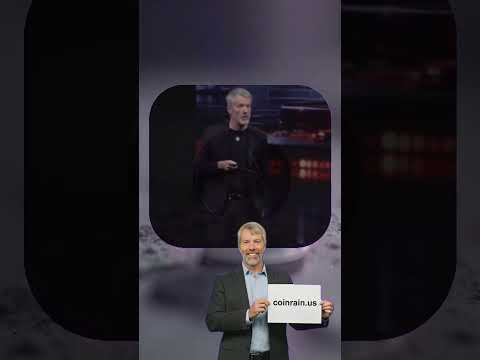 Michael Saylor signals Blockchain ahead of ETF news #bitcoinmining #btc