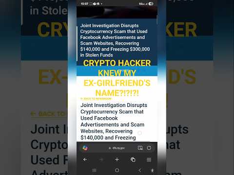 CRYPTO SCAMMER knew MY EX-GIRLFRIEND'S NAME! Share4Safety  #crypto #facebook #scam #phishing #hack