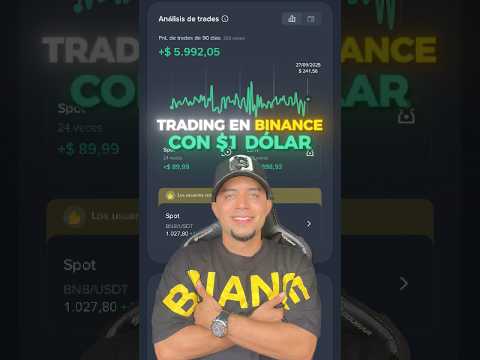 Cómo hacer trading en Binance con 1 dólar | Guía Fácil para principiantes #Ganardinero