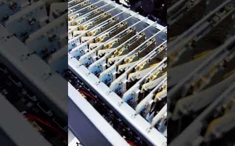 Crypto Mining Farm setup #bitcoin #crypto #shorts