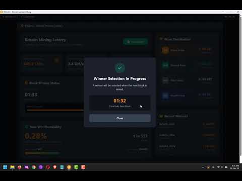 BitLotto on Windows – Fully Functional Bitcoin Mining Lottery Interface