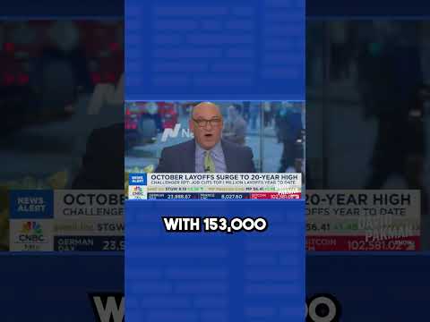 Trump hit by worst October layoffs in 22 years #shorts