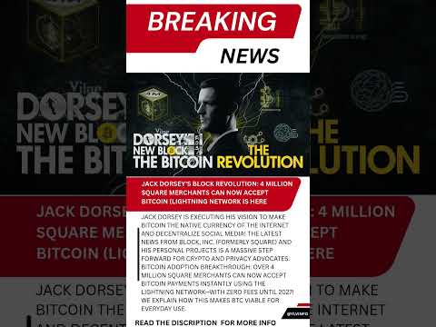 JACK DORSEY'S BLOCK REVOLUTION: 4 Million Square Merchants Can Now Accept BITCOIN