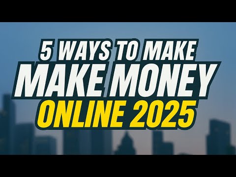 5 Ways to Make Money Online in 2025 (Real Methods That Actually Work)
