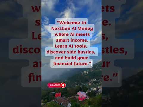 Make Money with AI in 2025 – Welcome to NextGen AI Money #shorts #aitools #makemoneyonline #usa