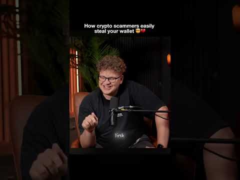 How scammers easily steals your wallet #fyp #memecoin #orangi #crypto