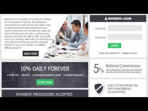 NEW BITCOIN MINING 10bit.biz HYIP ОБЛАЧНЫЙ МАЙНИНГ НОВИНКА