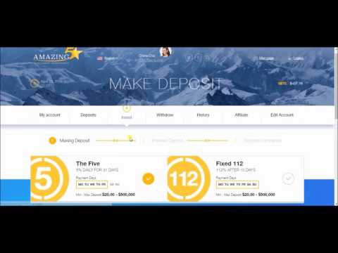 Hash Ocean e Amazing5(Scam) - Invista Bitcoins em 2016