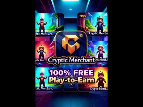 FREE ACCURATE CRYPTO SIGNALS TRADING SIMULATION GAME - CRYPTIC MERCHANT - GOOGLE PLAY STORE #shorts